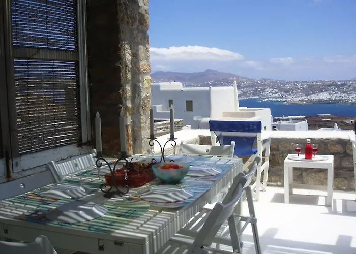 בית נופש Huge Mykonos. Ideal For 8-12 Guests *